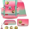 Belmil Classy Plus Schulranzen-Set 5-tlg. - MINT ROSE OMBRE