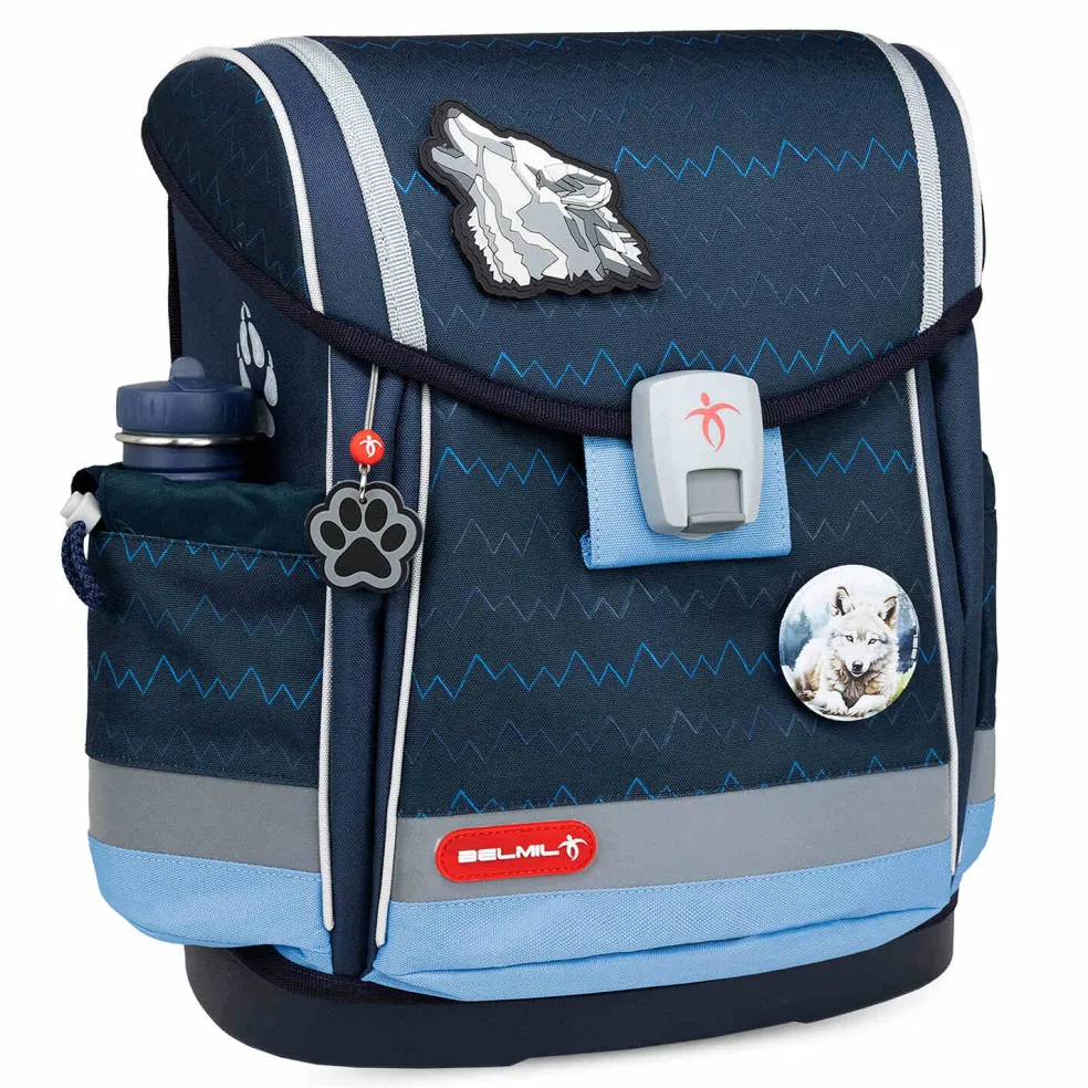 Belmil Classy Plus Schulranzen-Set 5-tlg. - WOLVES