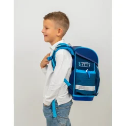 Belmil Classy Schulranzen-Set 4-tlg. - RACING BLUE NEON