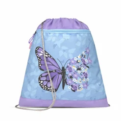 Belmil Classy Schulranzen-Set 4-tlg. - PURPLE BLUE BUTTERFLY
