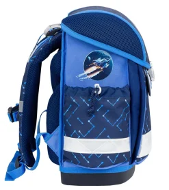 Belmil Classy Schulranzen-Set 4-tlg. - NAVY BLUE TECH