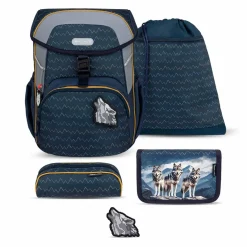 Belmil MAXI Schulranzen-Set 5-tlg. - WOLFS