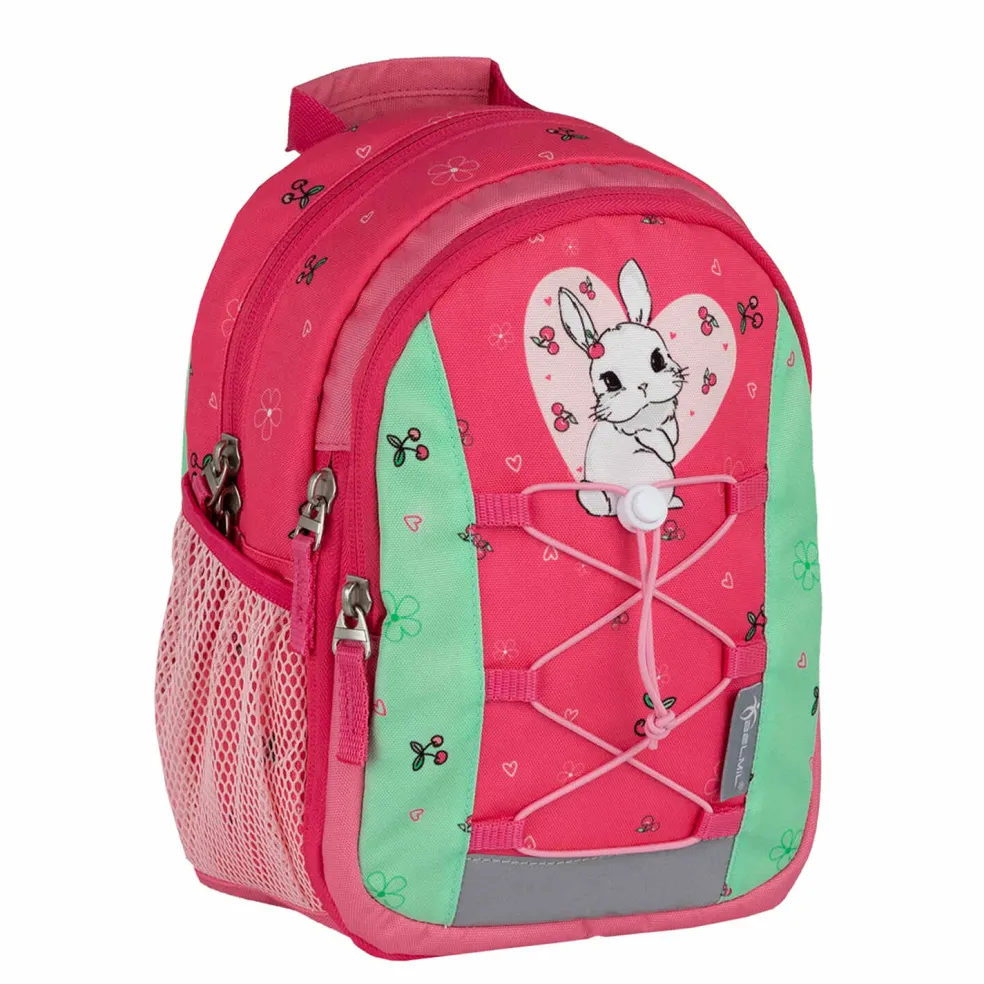 Belmil Mini Kiddy Kindergartenrucksack - SWEET BUNNY CHERRY