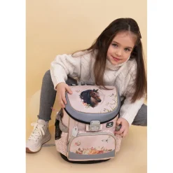 Belmil Mini-Fit Schulranzen-Set 4-tlg. - HORSE CHESTNUT