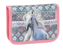 Belmil Mini-Fit Schulranzen-Set 4-tlg. - HORSE ARUBA BLUE