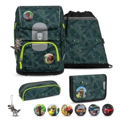 Belmil Motion Schulranzen-Set 5-tlg. - GREEN SPLASH