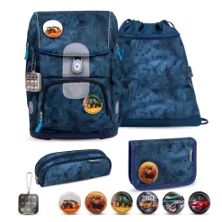 Belmil Motion Schulranzen-Set 5-tlg. - BLUE SPLASH