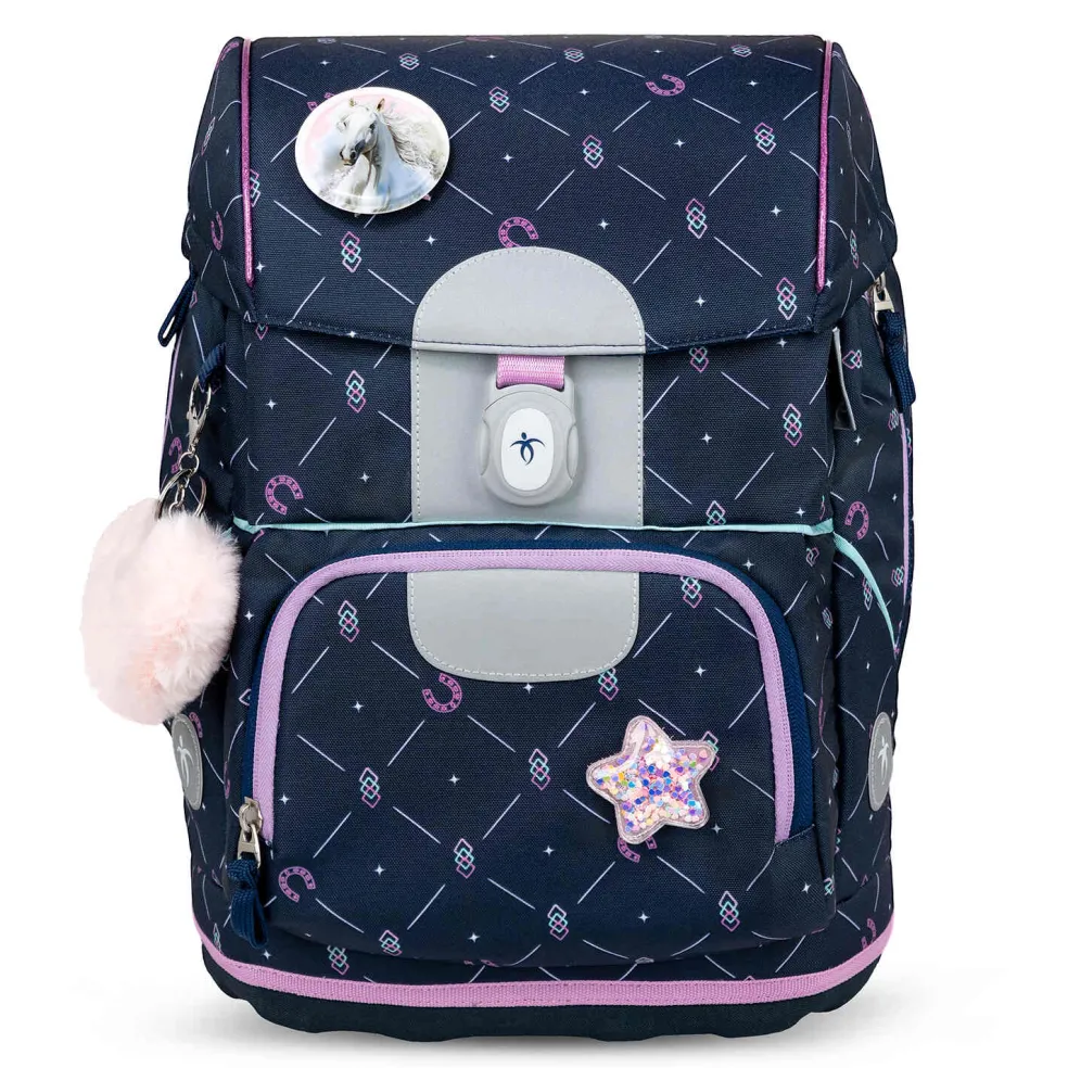 Belmil Motion Schulranzen-Set 5-tlg. - MIDNIGHT GALLOP