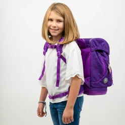 Belmil Motion Schulranzen-Set 5-tlg. - PURPLE SKY