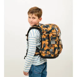 Belmil Motion Schulranzen-Set 5-tlg. - ORANGE CAMOUFLAGE