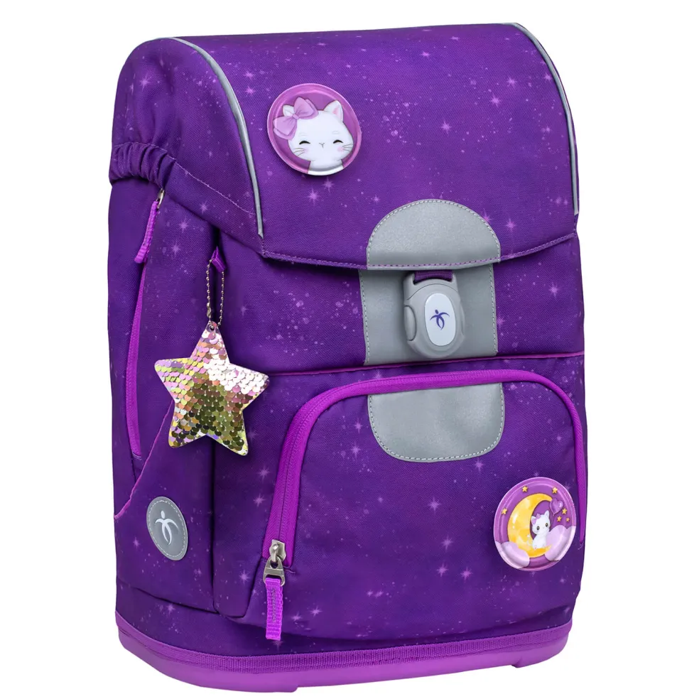 Belmil Motion Schulranzen-Set 5-tlg. - PURPLE SKY
