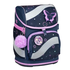 Belmil Smarty Schulranzen-Set 5-tlg. - FLOWERS BLUE