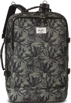 BestWay Cabin Pro Print Reiserucksack - schwarz/olivgrün
