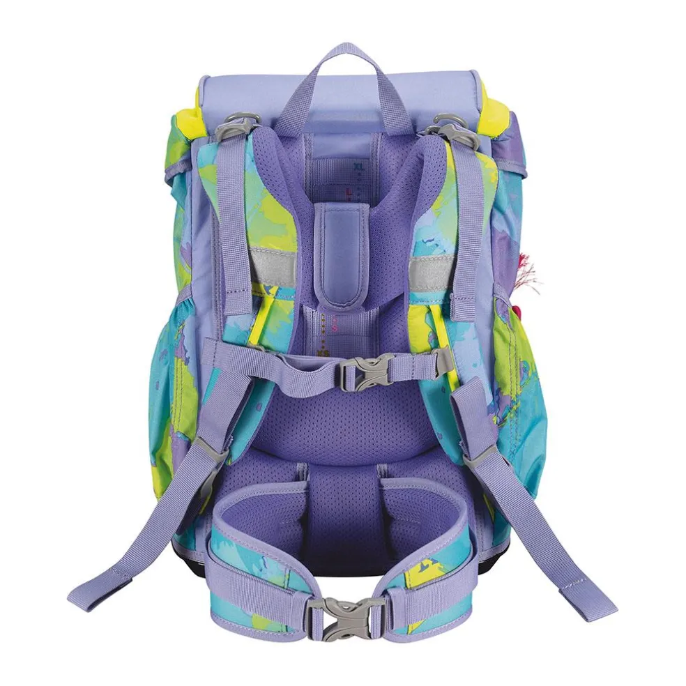 DerDieDas ErgoFlex - HIPPIE HAIR - Schulranzen-Set 5-teilig