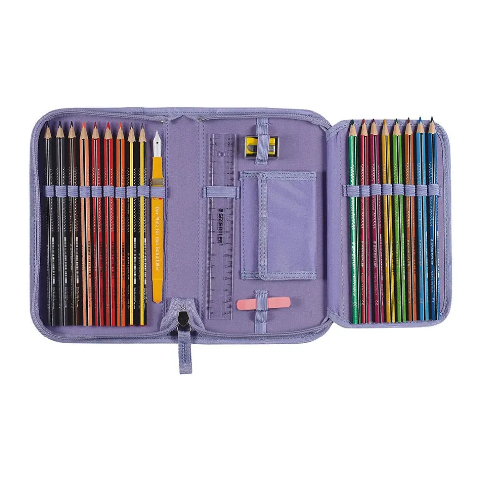 DerDieDas ErgoFlex - HIPPIE HAIR - Schulranzen-Set 5-teilig