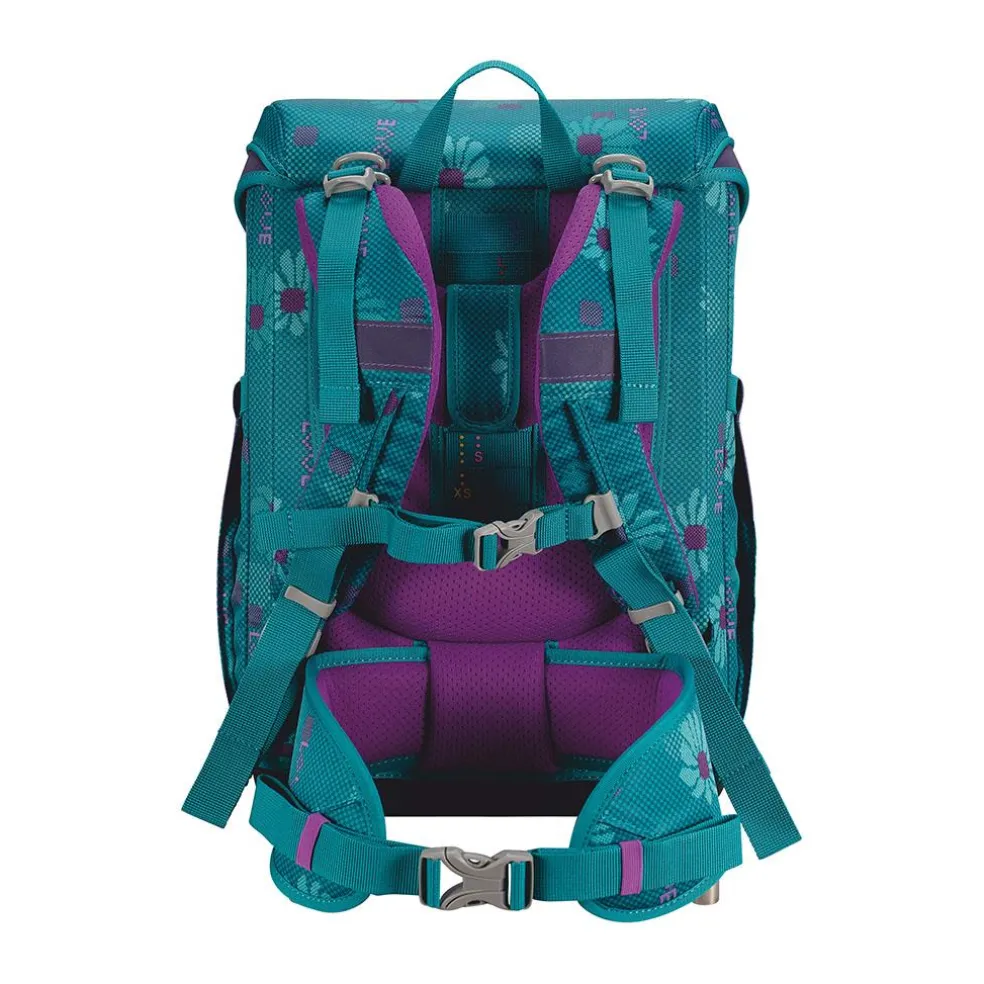 DerDieDas ErgoFlex Easy Exklusiv Superflash - FAIRY FLOWER - Schulranzen-Set 5-teilig