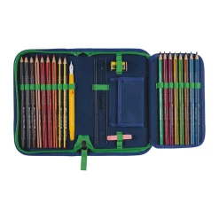 DerDieDas ErgoFlex Easy Exklusiv Superflash - WATER SPLASH - Schulranzen-Set 5-teilig