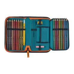 DerDieDas ErgoFlex Easy Exklusiv LED - DRAGON MOON - Schulranzen-Set 5-teilig