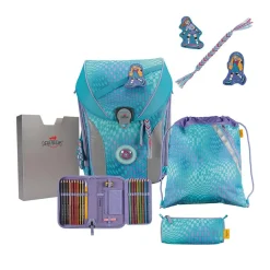 DerDieDas ErgoFlex MAX Exklusiv LED - ACTIVE - Schulranzen-Set 5-teilig