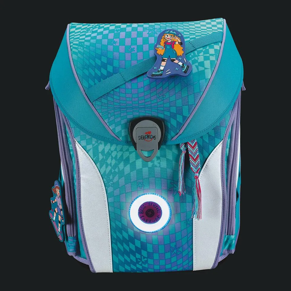 DerDieDas ErgoFlex MAX Exklusiv LED - ACTIVE - Schulranzen-Set 5-teilig