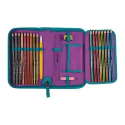 DerDieDas ErgoFlex MAX Exklusiv Superflash - FAIRY FLOWER - Schulranzen-Set 5-teilig