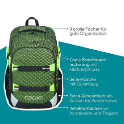 NEOXX ACTIVE PRO Schulrucksack All about Neon