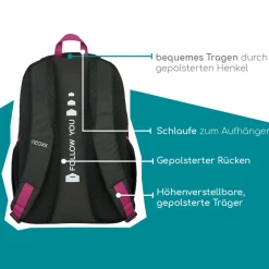 NEOXX Fly Schulrucksack Crazy in Mesh