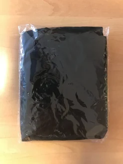 Regenhülle - schwarz-silber