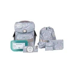 School-Mood Schulranzenset Timeless Aqua (Nordic Collection)