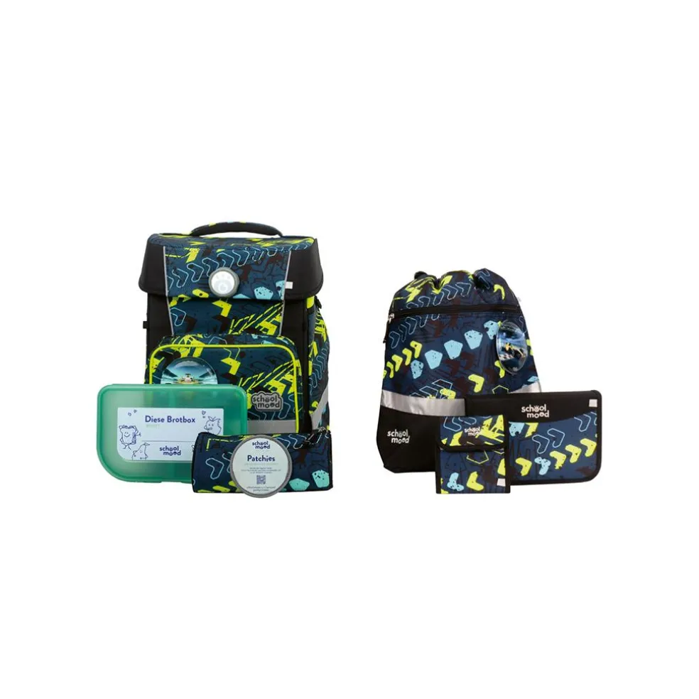 School-Mood Schulranzenset Champion Maxx Elias (Rennwagen)