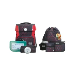 School-Mood Schulranzenset Champion Maxx Mika (Drache)