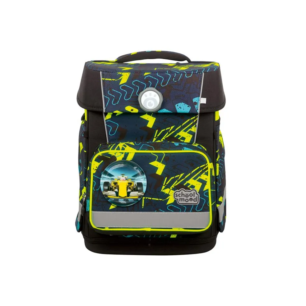 School-Mood Schulranzenset Champion Maxx Elias (Rennwagen)