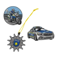 Scout Alpha DIN - BLUE POLICE - Schulranzen-Set 4-teilig