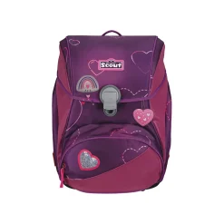 Scout Alpha Exklusiv Superflash - LOVELY - Schulranzen-Set 4-teilig