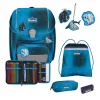 Scout Genius Exklusiv Safety Light - POLAR BLUE - Schulranzen-Set 5-teilig