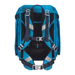 Scout Genius Exklusiv Safety Light - POLAR BLUE - Schulranzen-Set 5-teilig