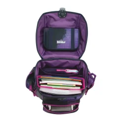 Scout Genius Set Movie Star - PINK PIXEL - Schulranzen-Set 5-teilig