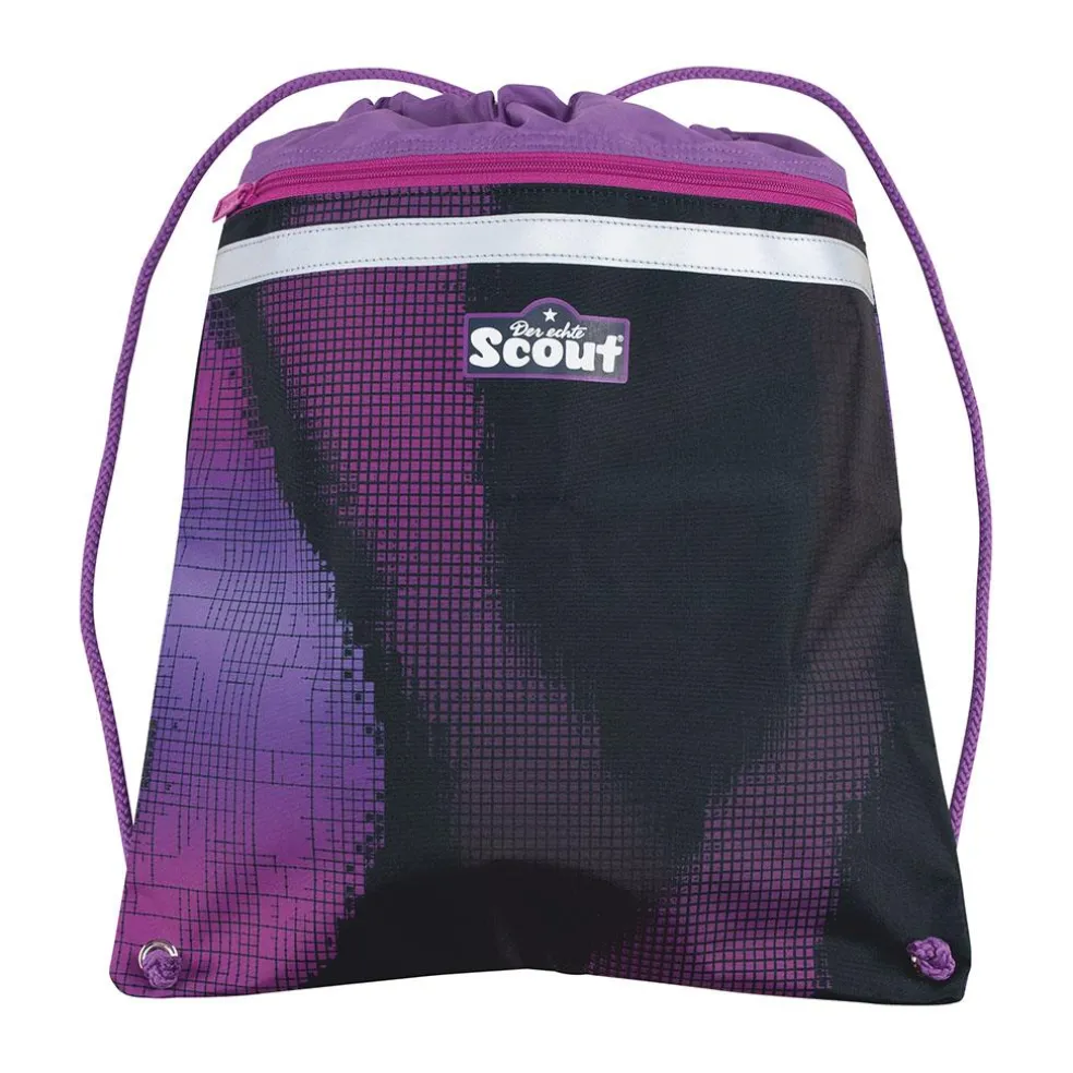 Scout Genius Set Movie Star - PINK PIXEL - Schulranzen-Set 5-teilig