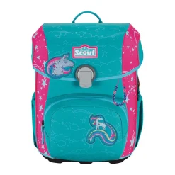 Scout Neo Exklusiv Superflash Extreme - UNICORN - Schulranzen-Set 4-teilig