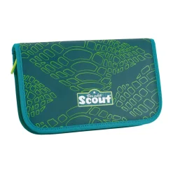 Scout Neo Exklusiv Superflash Extreme - LIZARD - Schulranzen-Set 4-teilig