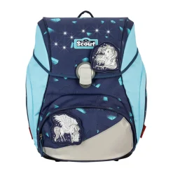 Scout Schulranzen Alpha LED - PEGASUS - Set 4-tlg.