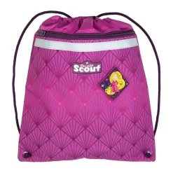 Scout Schulranzen Alpha Safety Light - DIAMOND PRINCESS - Set 4-tlg.