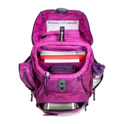 Scout Schulranzen Alpha Safety Light - DIAMOND PRINCESS - Set 4-tlg.