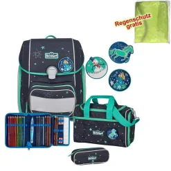 Scout Schulranzen Genius LED - STERNENHIMMEL - Set 5-tlg.