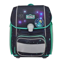 Scout Schulranzen Genius LED - STERNENHIMMEL - Set 5-tlg.