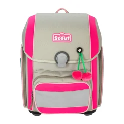 Scout Schulranzen Genius - PINK CHERRY - Set 4-tlg.