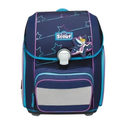 Scout Schulranzen Genius - BLUE STAR - Set 4-tlg.