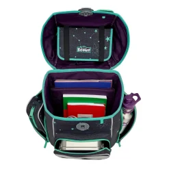 Scout Schulranzen Genius LED - STERNENHIMMEL - Set 5-tlg.