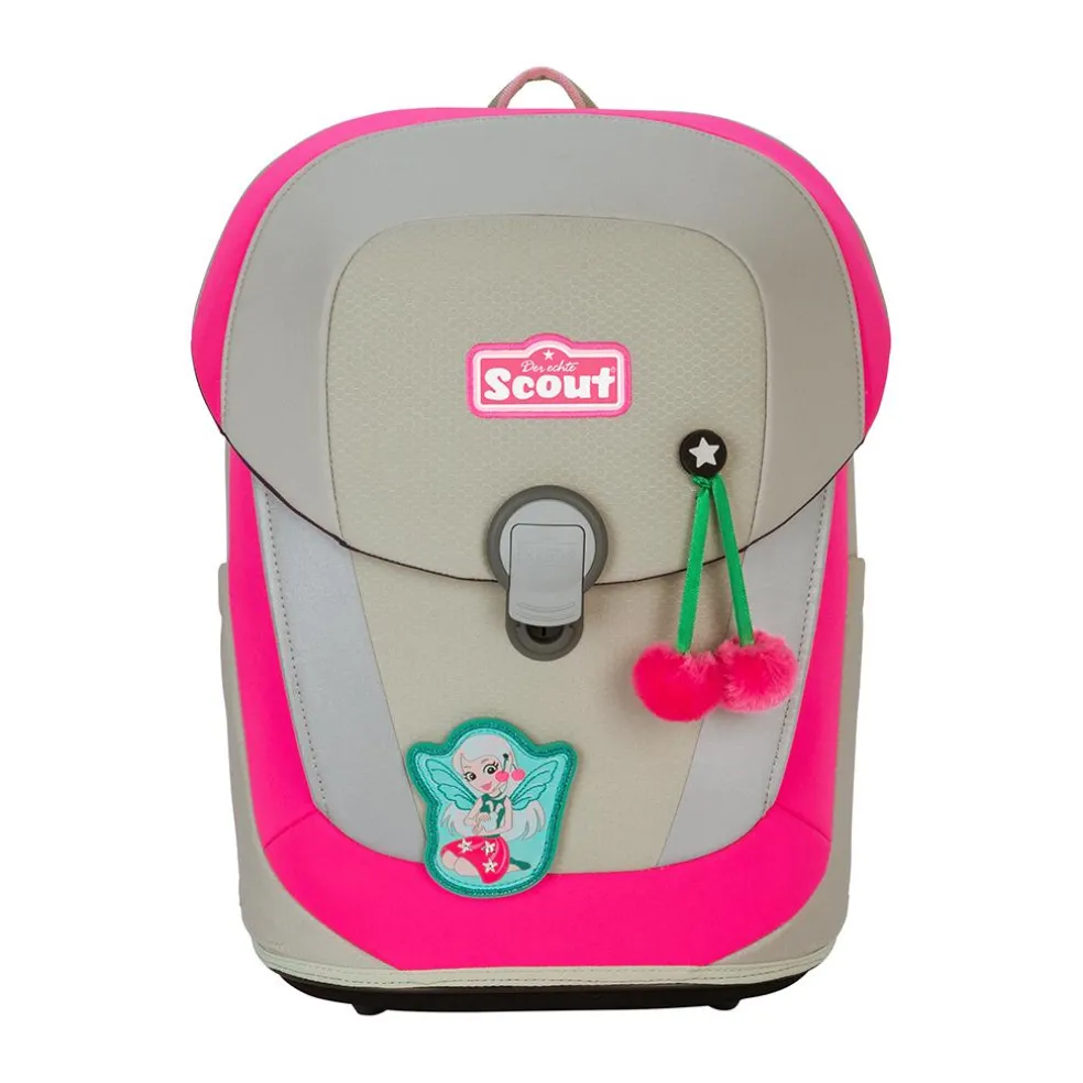 Scout Schulranzen Sunny II - PINK CHERRY - Set 4-tlg.