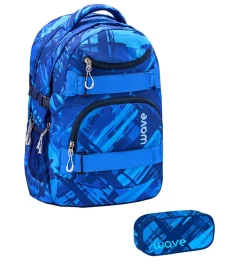 Wave Rucksack Set 2-tlg. Infinity - DEEP OCEAN